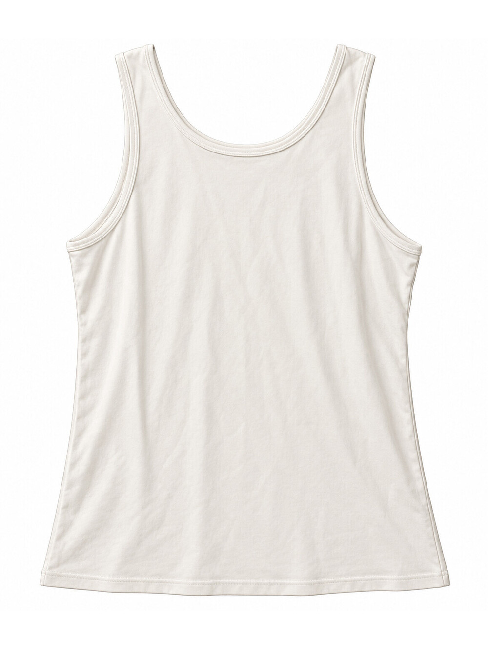 Amazon Essentials Women XXL White Tank Top Cotton Modal Stretch Scoop Neck